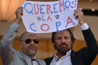 Casas y Mortensen, en Cannes