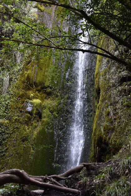 Cascada Condor yaku en Angochagua, Ecuador.