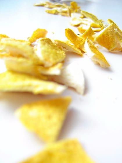 Cascaritas de limón