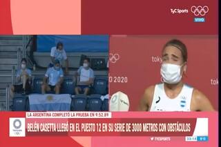 El desconsuelo de Belén Casetta al explicar su rendimiento en la pista