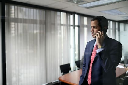 El líder de la oposición Juan Guaidó