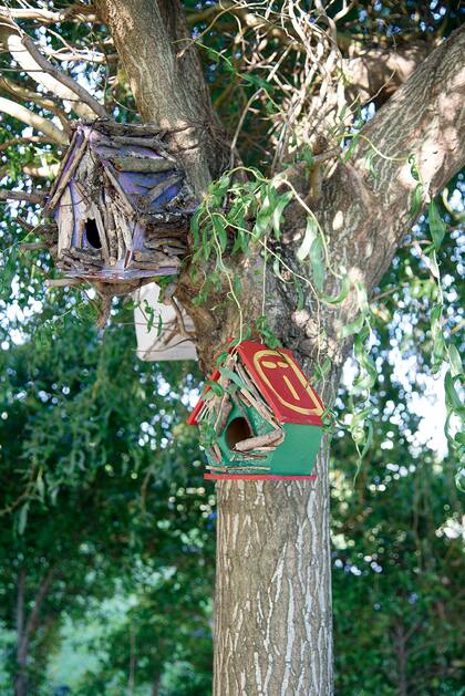 Casitas para aves con el sello Milo Lockett