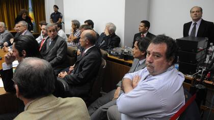 El Tribunal oral en lo criminal N°1 de San Isidro el día que dio a conocer el veredicto. 2011