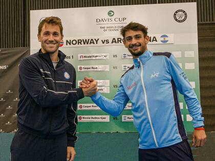 Casper Ruud y Mariano Navone se miden en el segundo punto de la serie que se juega en Oslo