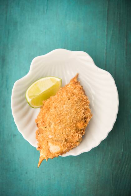 Casquinha de sirí, una de las delicias de Coral.