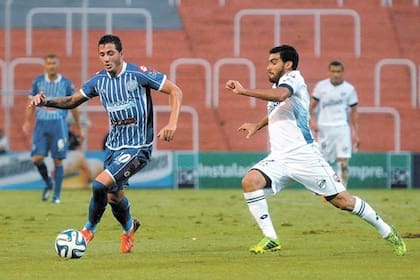 Castellani en acción en Godoy Cruz, su anterior equipo