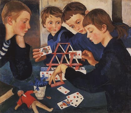 Castillo de naipes, Zinaida Serebryakova (1919)
