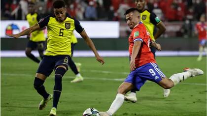 Castillo en el partido frente a Chile disputado en Santiago el pasado mes de noviembre