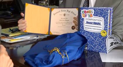 Castro-Velásquez tenía previsto graduarse el 27 de junio de Roosevelt High School, pero fue detenido semanas antes