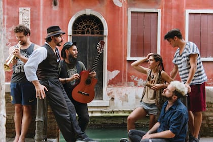 Casuales, en Venecia, en la gira de 2019.