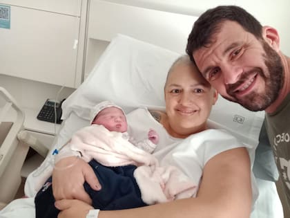 Catalina, el mejor regalo que recibió en su vida.