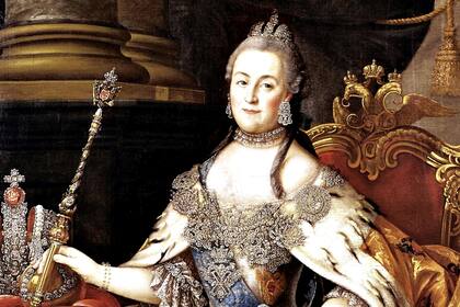 Catalina la Grande, dueña de la pieza conocida como el Orlov, y una más en la serie de monarcas que harían de los diamantes un sinónimo de poder
