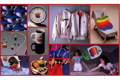 Catalogo de ropa y accesorios Apple de los 80´s