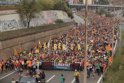 Quinta jornada de protestas en Cataluña tras el fallo contra los independentistas
