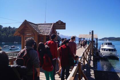 Catamaranes en Nahuel Huapi