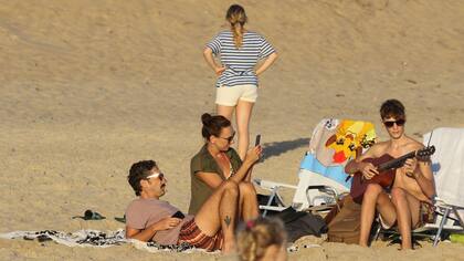 Catarina y Nahuel, en familia