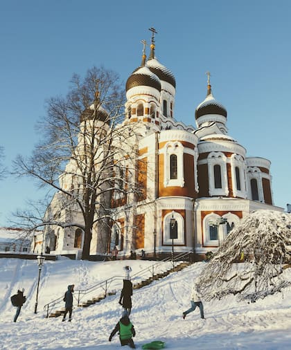Catedral Aleksander Nevski de Tallin (Estonia), de estilo neorruso, fue declarada patrimonio de la humanidad por la Unesco en 1997.