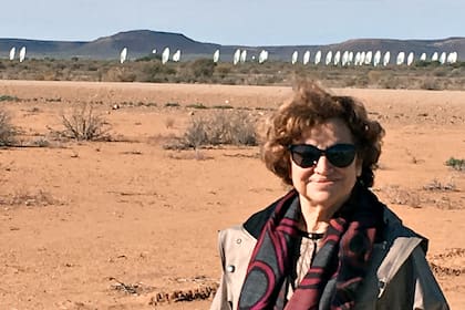 Catherine Cesarsky, en Sudáfrica