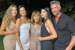 Catherine Fulop recordó a su suegra en las vísperas del casamiento de su hija, Oriana Sabatini