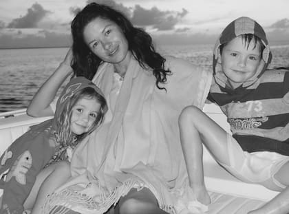 Catherine Zeta-Jones compartió en varias oportunidades en sus redes fotos con sus hijos