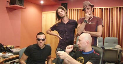 Catupecu Machu y una de sus formaciones más recordadas: Fernando y Gabriel Ruiz Díaz, Javier Herrlein y Macabre