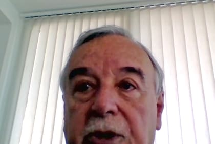 Raúl Pavesi, cuando declaró en el juicio de la causa Vialidad