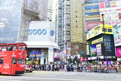 Causeway Bay, es uno de los distritos de compras más grandes de Hong Kong