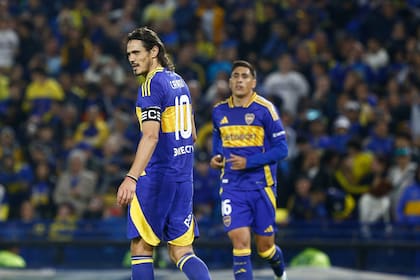 Cavani y Merentiel, dupla uruguaya en el ataque de Boca