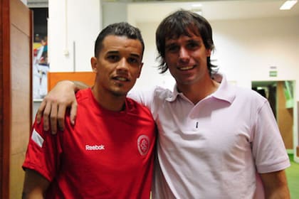 Cavenaghi se reencontró con su amigo D'Alessandro