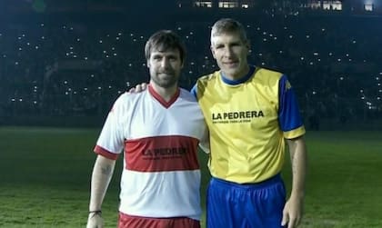 Cavenaghi y Palermo en la noche de Villa Mercedes