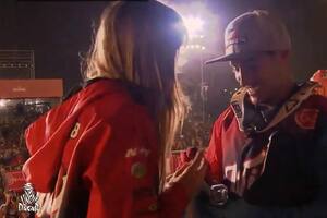Pura emoción: el campeón argentino del Dakar le propuso casamiento a su novia