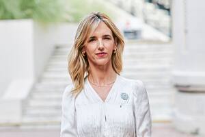 Cayetana Álvarez de Toledo, diputada del PP, durante su visita a la Argentina