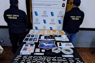 Desbarataron un punto de venta de cocaína, marihuana y tusi en Martínez
