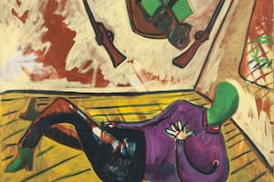 Cazador cazado, de Duilio Pierri Obra representativa de este artista clave de los años 80, que ya integra el acervo del MNBA desde 1990