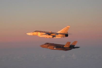 Cazas F-35A de los Países Bajos interceptaron aviones rusos que sobrevolaban el Mar Báltico (Crédito: Ministerio de Defensa de los Países Bajos)