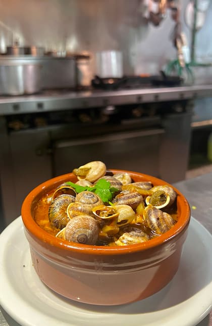 Cazuela de caracoles en Miramar