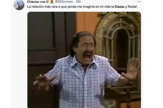 Christian Nodal y Cazzu fueron captados de la mano y estallaron los memes