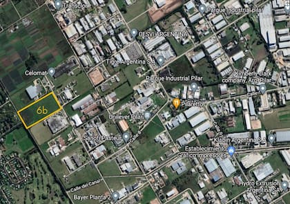 CBRE comercializa un terreno en el Parque Industrial Pilar con una superficie de 72.641m2