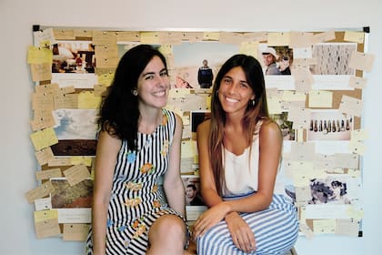 Ceci Babilani y Mica Cassullo le dieron vida a la nota del Board viajero