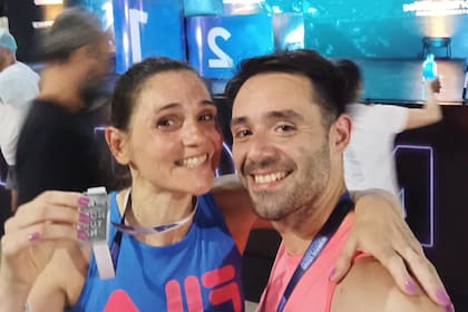 Ceciia y Fernando se conocieron en un running team hace un par de años