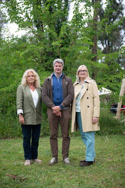 Cecilia Deane, Nico Heinen y Cecilia Galeazzi.
