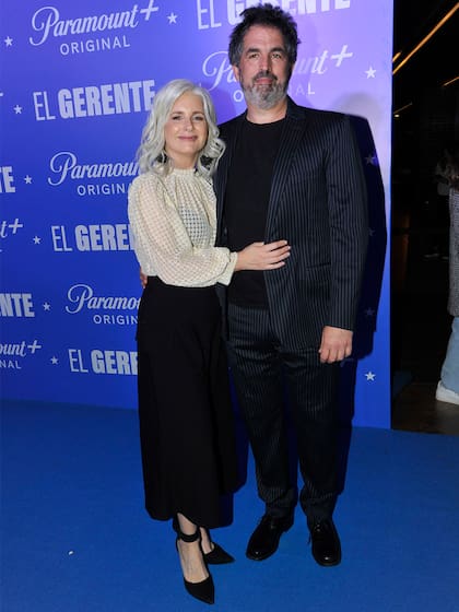 Cecilia Dopazo junto a su pareja, el director y guionista Juan Taratuto