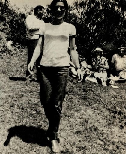 Cecilia Giubileo, pocos meses antes de su desaparición en junio de 1985