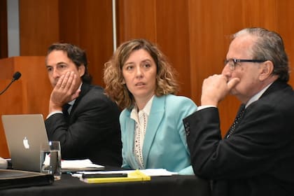 Cecilia Goyeneche, durante el jury que terminó con su destitución