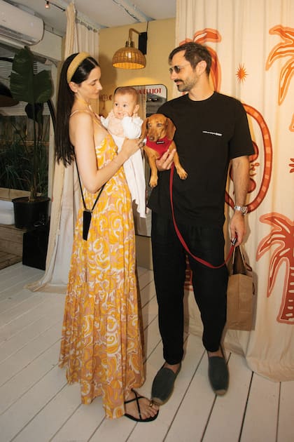 Cecilia Méndez y
Diego Zuko con su hijo