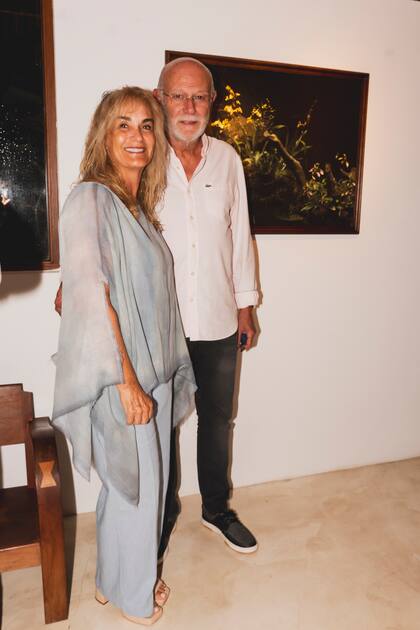 Cecilia Nuñez, de la Asociación Amigos del Moderno de Buenos Aires, y Luis Lamelas