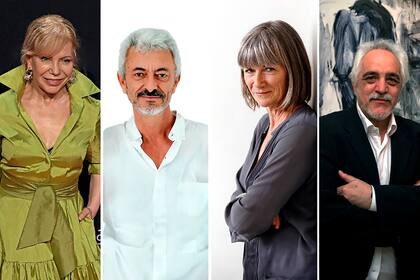 Cecilia Roth, Carlos Gamerro, Nell Leyshon y Eduardo Stupia en las galas del Filba