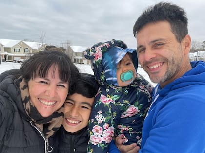 Cecilia se mudó a EEUU con Carlos, su marido y con su hija Roma, que tenía cinco meses y Luca, de 10 años