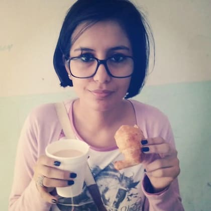 Cecilia Strzyzowski, en una foto familiar