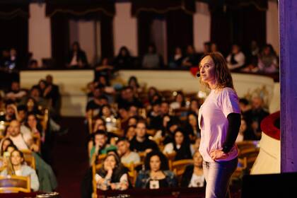 Cecilia Ver, fotógrafa argentina especialista en imágenes subacuáticas, fue una de las oradoras